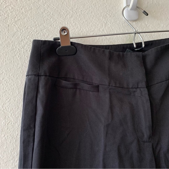 Eileen Fisher Solid Black 100% Tencel Soft Lightweight Straight Leg Women Pant 6 - Picture 2 of 8